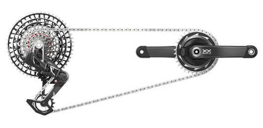 Sram Groupset Groupset XXSL Eagle AXS PM 165 T-Type GS-XX-SLE-D1 Power Meter