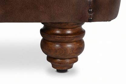 Canapé Chesterfield Cuir 2 Places JAMES